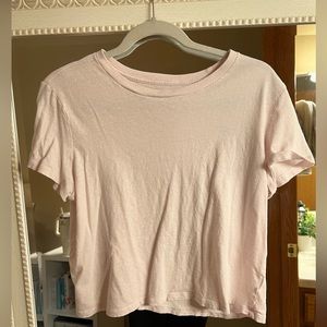 Gap Light Pink Shrunken T
